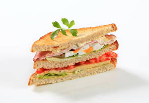 Фотографии Бутерброд Сэндвич Продукты питания