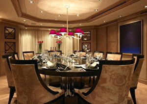 Images Interior Chairs Table Room Chandelier Ceiling