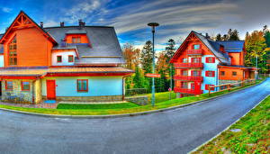 Pictures Slovenia Roads HDR  Cities