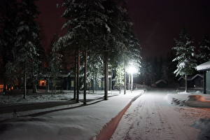 Picture Seasons Winter Roads Finland Snow  Nature