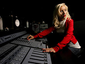 Hintergrundbilder Christina Aguilera Prominente Mädchens
