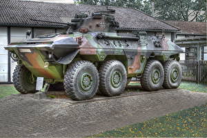 Bakgrundsbilder på skrivbordet Militära fordon Splitterskyddat trupptransportfordon Spahpanzer Luchs A2