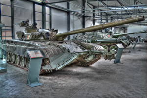 Bakgrundsbilder på skrivbordet Stridsvagnar HDR T-72 M1 Militär