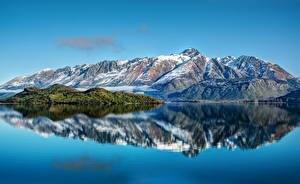 Fondos de escritorio Ríos Montaña Nueva Zelandia Glenorchy Naturaleza