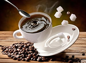 Картинки Напитки Кофе Зерна Продукты питания