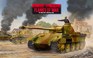 Tapety na pulpit Flames of War Czołg Panther.G