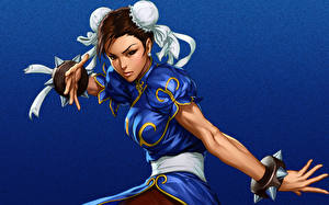 Bakgrundsbilder på skrivbordet Street Fighter Krigare dataspel Unga_kvinnor