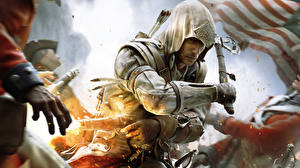 Bakgrundsbilder på skrivbordet Assassin's Creed Assassin's Creed 3 dataspel