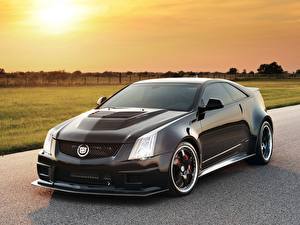 Wallpaper Cadillac Hennessey-Twin Turbo Cars