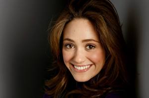 Wallpapers Emmy Rossum Smile Glance Celebrities