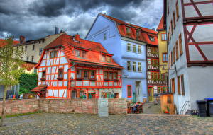 桌面壁纸，，德国，建筑物，高动态光照渲染，，城市