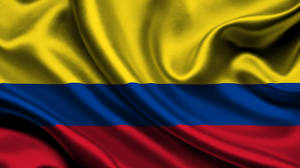 Bakgrundsbilder på skrivbordet Colombia Flagga Randig