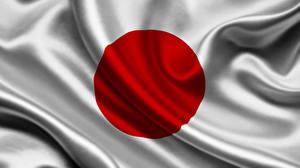 Papel de Parede Desktop Japão Bandeira