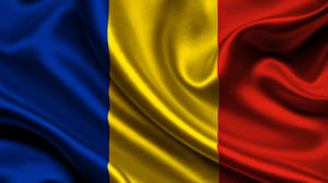 Bakgrundsbilder på skrivbordet Rumänien Flagga Remsor