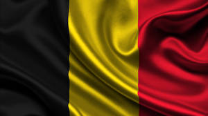 Papel de Parede Desktop Bélgica Bandeira Tiras
