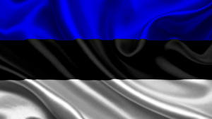Papel de Parede Desktop Estónia Bandeira Tiras