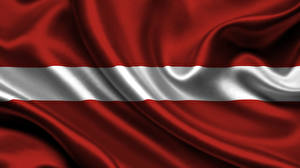 Фотографии Латвия Флага Полосатый