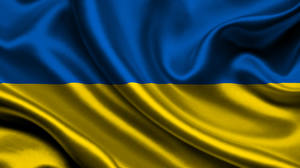 Papel de Parede Desktop Ucrânia Bandeira Tiras