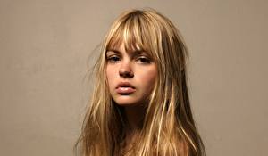 Picture Aimee Teegarden Staring Blonde girl Face Hair Girls