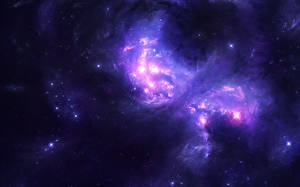 Fondos de escritorio Nebulosa en el espacio Estrella Сosmos