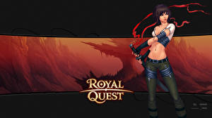 桌面壁纸，，Royal Quest，勇士，，女孩