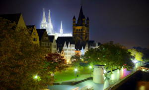 Hintergrundbilder Deutschland Straßenlaterne Nacht HDR  Städte