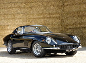 Bilder Ferrari Schwarz  auto