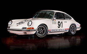 Fonds d'écran Porsche Blanc Voitures