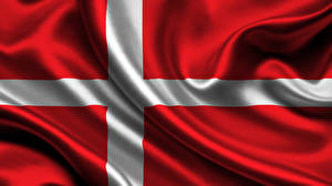 Bakgrundsbilder på skrivbordet Danmark Flagga Kors