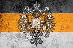 Tapety na pulpit Rosja Herbu Nacjonalizm Dwugłowy orzeł Flaga