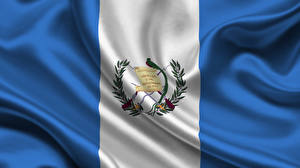 Bakgrundsbilder på skrivbordet Flagga Ränder Guatemala
