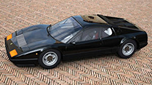 Fonds d'écran Ferrari Noir Latéralement voiture