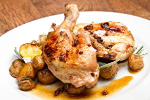 Photo Meat products Roast Chicken