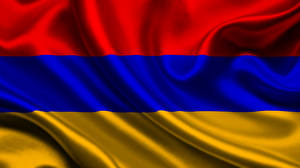 Hintergrundbilder Armenien Flagge Strips