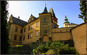 Papel de Parede Desktop Castelo República Checa Janela  Cidades