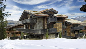 Pictures Building France Mansion Snow Courchevel Cities