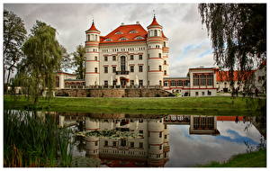Pictures Poland Lake Palace  Cities