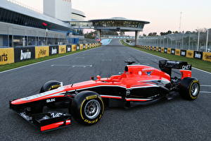 Fonds d'écran Formule 1 Latéralement Marussia MR02 automobile