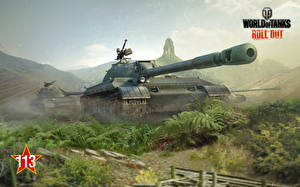 Papel de Parede Desktop World of Tanks Tanque 113 Jogos 3D_Gráfica