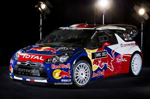 Bakgrundsbilder på skrivbordet Citroen 2011 DS3 WRC automobil