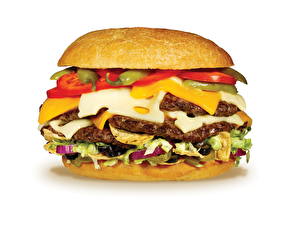 Картинки Гамбургер Быстрое питание Пища