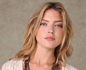 Picture Martha hunt Glance Face Hair Blonde girl
