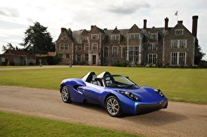 デスクトップの壁紙、、青、草、芝、豪華な、2011 Gordon Murray Design Teewave AR.1、自動車