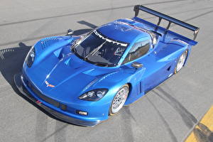 Tapety na pulpit Chevrolet Barwa niebieska Reflektory samochodowe Luksusowy 2012 Corvette Daytona samochód