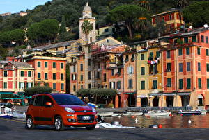 Bilder Fiat 2012 Panda automobil Städte