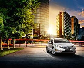 Hintergrundbilder Holden Vorne 2013 Volt Autos Städte
