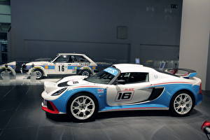 Bakgrundsbilder på skrivbordet Lotus Sidovy 2011 Exige R-GT automobil
