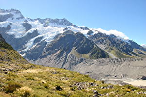 Sfondi desktop Montagne Nuova Zelanda Parco Erba  Natura