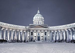 Bureaubladachtergronden Tempel Sint-Petersburg Steden