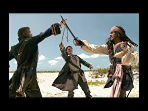 Bureaubladachtergronden Pirates of the Caribbean Pirates of the Caribbean: Dead Man's Chest Johnny Depp film